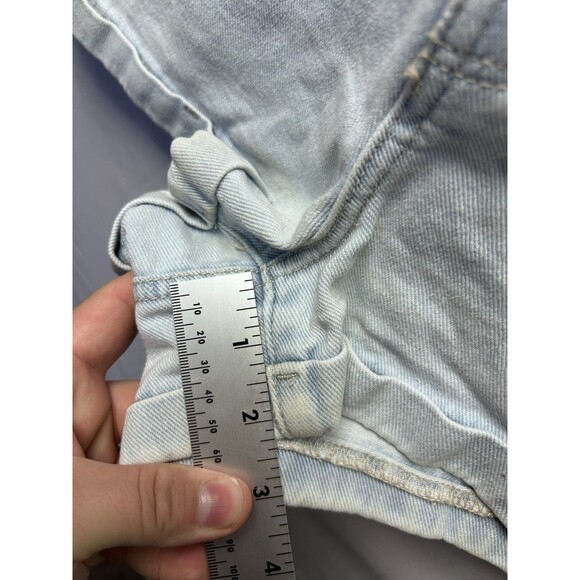 High Waisted Jean Shorts Lot Of 3 Mom Jeans Cuffed Button Front Size 9/10 - Picture 9 of 16